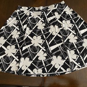Lane Bryant, Floral Black & White Skirt, 22/24, NWT